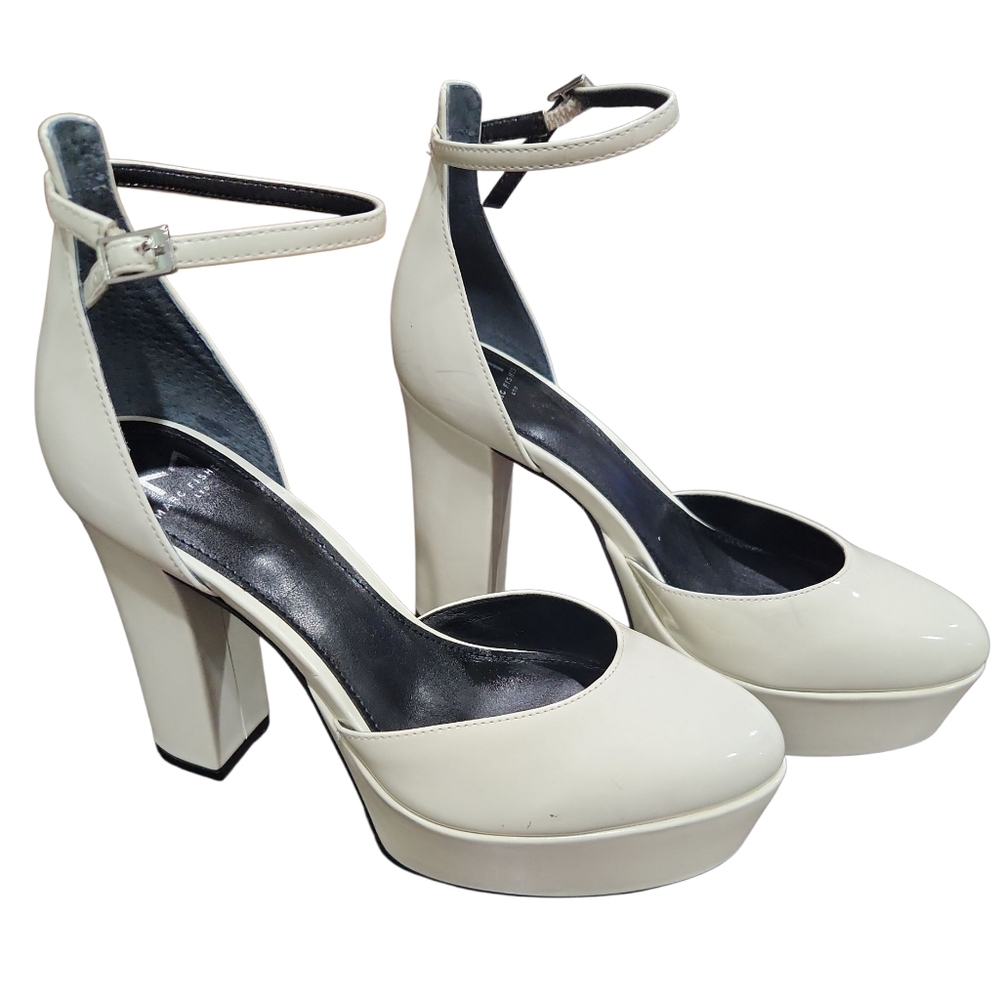 NWOB Marc Fisher Cream Platform Heels